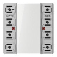 Modul senzor taste 24V AC/DC Seria LS  , 4 canal , 8 puncte de comutare , JUNG LS5248TSM