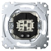 Întrerupător dublu ( serie ) cu lampă Merten MEG3105-0000 , 10A 250V sub tencuială