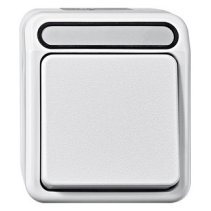 Întrerupător simplu cap scară aparent IP44 seria AQUASTAR  Merten MEG3116-8019 , 10A 250V