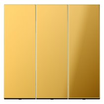 Capa pentru comutatoare triple  Jung GO993 seria LS aur
