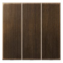 Capa pentru comutatoare triple  Jung ME993AT seria LS alamă antic
