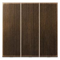 Capa pentru comutatoare triple  Jung ME993AT seria LS alamă antic