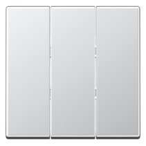 Capa pentru comutatoare triple  Jung A593BFAL seria A aluminiu