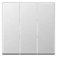 Capa pentru comutatoare triple  Jung A593BFAL seria A aluminiu