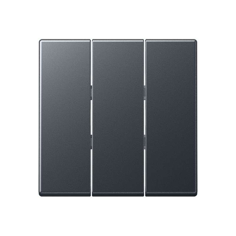 Capa pentru comutatoare triple  Jung A593BFANM seria A antracit mat