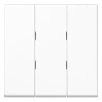 Capa pentru comutatoare triple  Jung  LS993BFWW seria LS alb alpin