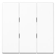 Capa pentru comutatoare triple  Jung  LS993BFWW seria LS alb alpin