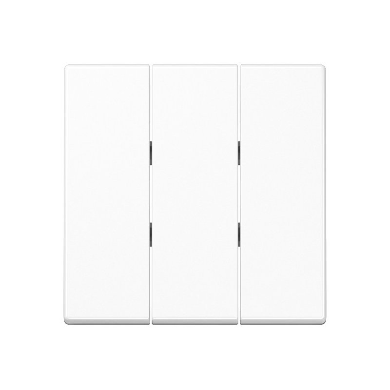 Capa pentru comutatoare triple  Jung  LS993BFWW seria LS alb alpin