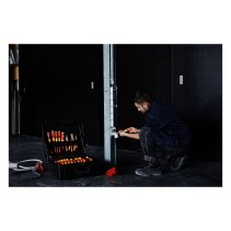 Set geantă scule electrician Wiha Competence XL 83 buc. cu carcasă , WIHA 40523