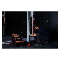 Set geantă scule electrician Wiha Competence XL 83 buc. cu carcasă , WIHA 40523
