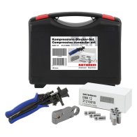 Set conectori cu mufe coaxial cu cleste de compresie si dezizolare coaxial Kathrein ZAH 12