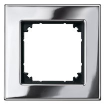 Ramă simplă Merten 475139 din metal cromat seria M-Plan