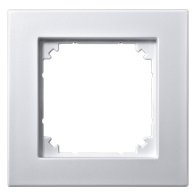 Ramă simplă Merten 488119 din termoplastic plat  alb polar seria M-Plan