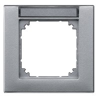 Ramă simplă cu spațiu de echitare Merten 476160 din termoplastic aluminiu seria M-Plan