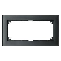 Ramă dublă fără separație Merten 488814 din termoplastic antracit seria M-Plan