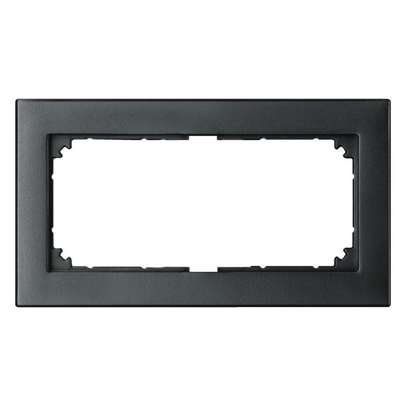 Ramă dublă fără separație Merten 488814 din termoplastic antracit seria M-Plan