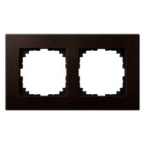 Ramă dublă Merten MEG4052-3471 din lemn wenge seria M-Plan