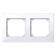 Ramă dublă Merten 515225 alb activ seria M-Plan ( antibacterian - pentru spitale si cabinete medicale )