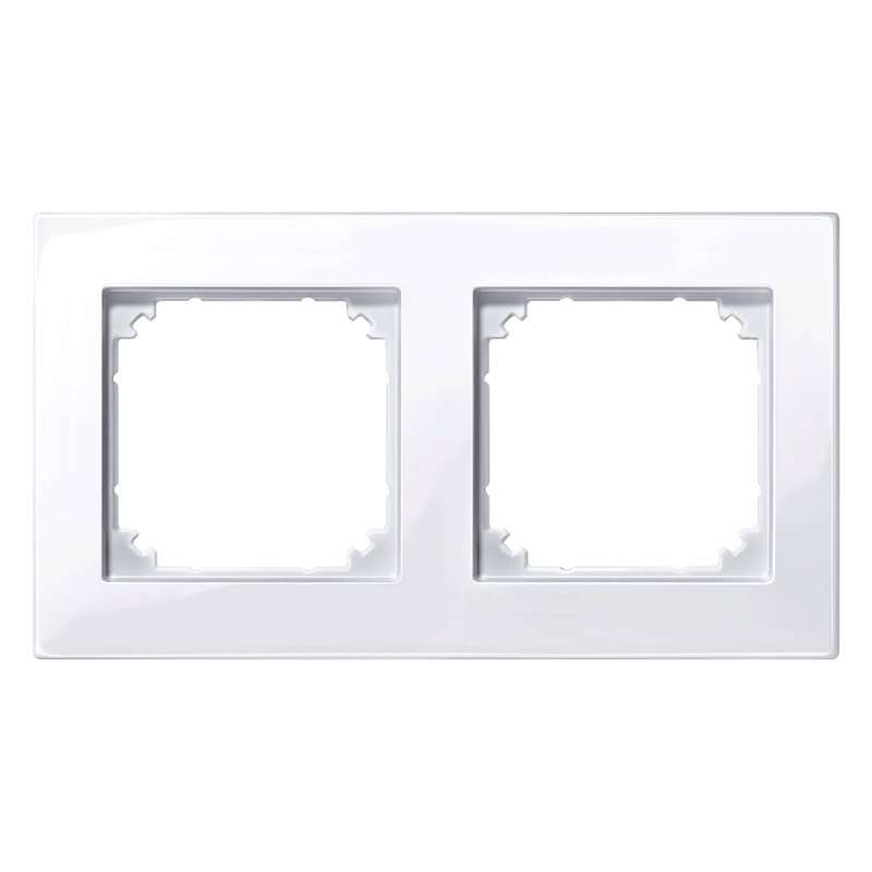 Ramă dublă Merten 515219 alb polar seria M-Plan