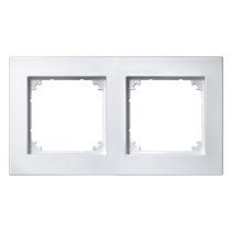 Ramă dublă Merten 486219 alb mat seria M-Plan