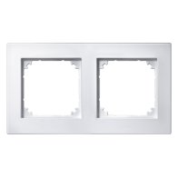 Ramă dublă Merten 486219 alb mat seria M-Plan