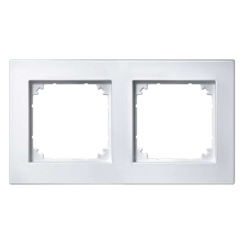 Ramă dublă Merten 486219 alb mat seria M-Plan