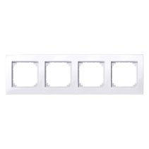 Ramă x4 Merten 515425 alb activ seria M-Plan ( antibacterian - pentru spitale si cabinete medicale )