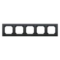 Ramă x5 Merten 486514 antracit seria M-Plan