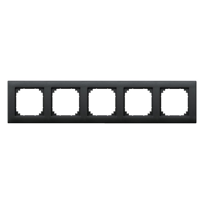 Ramă x5 Merten 486514 antracit seria M-Plan