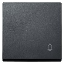 Capac pentru intreruptor si tastă cu simbol gong , Merten MEG3305-0414  antracit