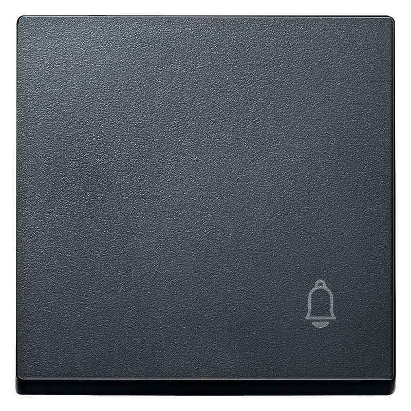 Capac pentru intreruptor si tastă cu simbol gong , Merten MEG3305-0414  antracit