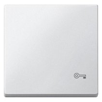 Capac pentru intreruptor si tastă cu simbol cheie , Merten MEG3303-0419  alb polar