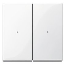 Cape pentru taste duble , Merten MEG5220-0319 alb polar