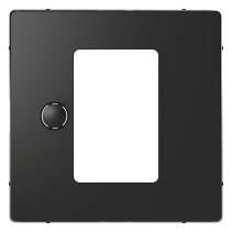 Placă centrală pentru termostate universale cu display antracit Sys , Merten MEG5775-6034