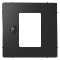 Placă centrală pentru termostate universale cu display antracit Sys , Merten MEG5775-6034