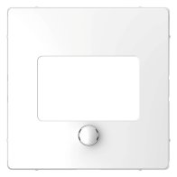 Placă centrală pentru termostate Touch-DisplayLotos alb , Merten MEG5775-6035