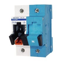 Separator cu fuzibile sarcina 1+N  D01 sau D02 max.63A , Dopeke 09980104