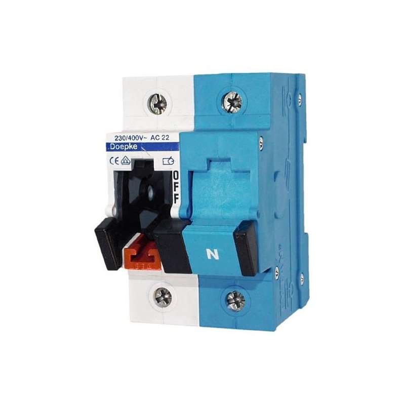 Separator cu fuzibile sarcina 1+N  D01 sau D02 max.63A , Dopeke 09980104