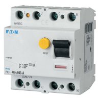 Intreruptor diferențial EATON PXF  40A tip A cu 4 poli 30mA , Eaton 236776