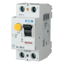 Intreruptor diferențial EATON PXF 25A tip A cu 2 poli 30mA 10kA, Eaton 236744