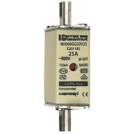 Siguranță tip MPR marime NH000 gG 25A , AC500V cu indicator combinat defect