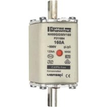 Siguranță tip MPR marime NH00 gG 160A , AC500V cu indicator combinat defect