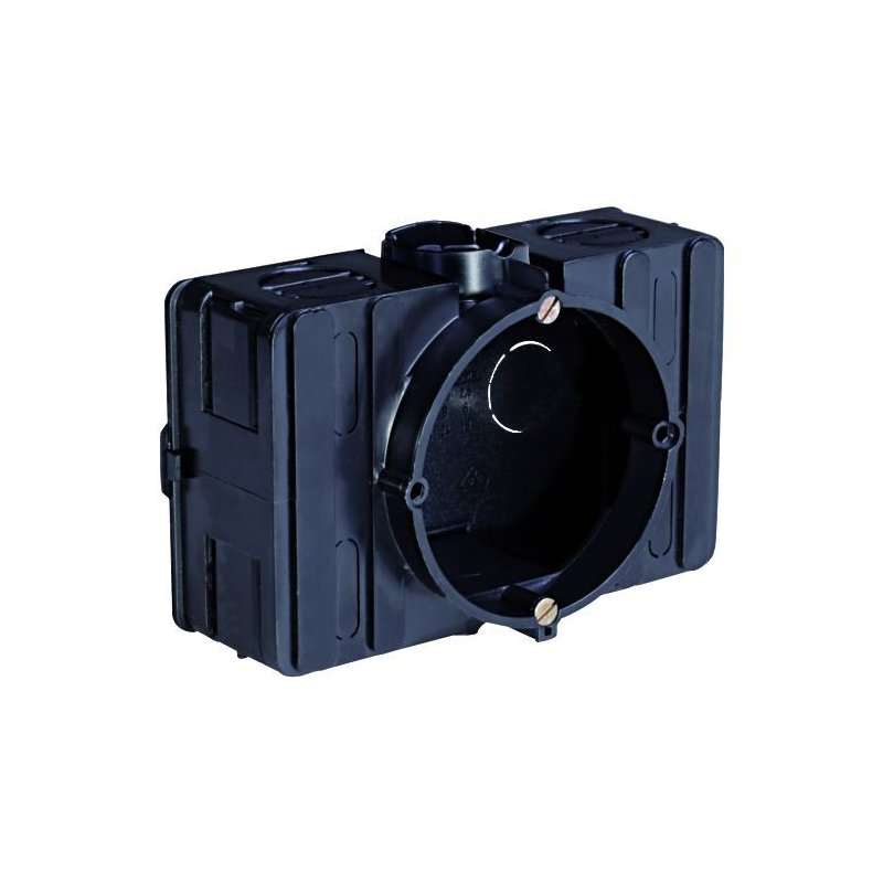 Doză sub tencuială cu compartimente laterale pentru conexiuni si aparataj Kaiser 1069-02