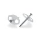 Cuie cu șaibă pentru fixare cabluri  tip talpă prin percutie 3,5x50mm polipropilena, naturala