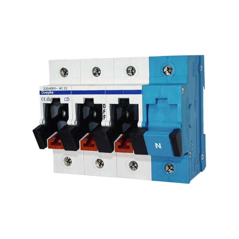 Separator general trifazat cu fuzibile 3+N  D01 sau D02 max.63A , Dopeke 09980105