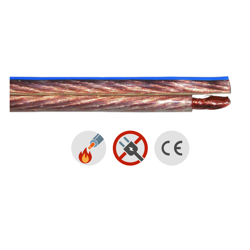 Cablu pentru difuzoare ( sisteme audio ) ,  N YFAZ 2x2,5mm2