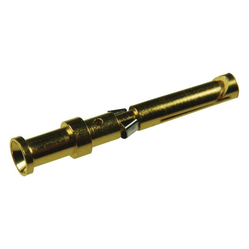 Pin sertizare bucșă, aliaj de cupru placat cu aur, secțiunea : 1 mm², Harting 09150006222