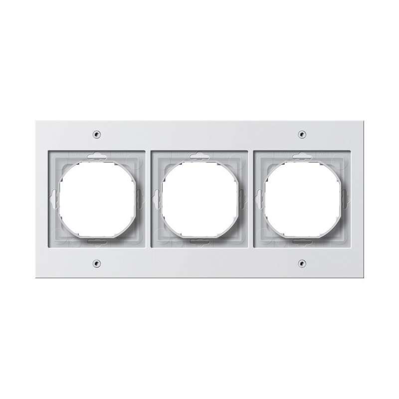 Ramă Gira 021366 triplă seria TX 44 , IP44 pentru prize si aparataj exterior incasabil