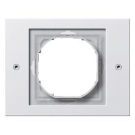Ramă Gira 021166 simplă seria TX 44 , IP44 pentru prize si aparataj exterior incasabil