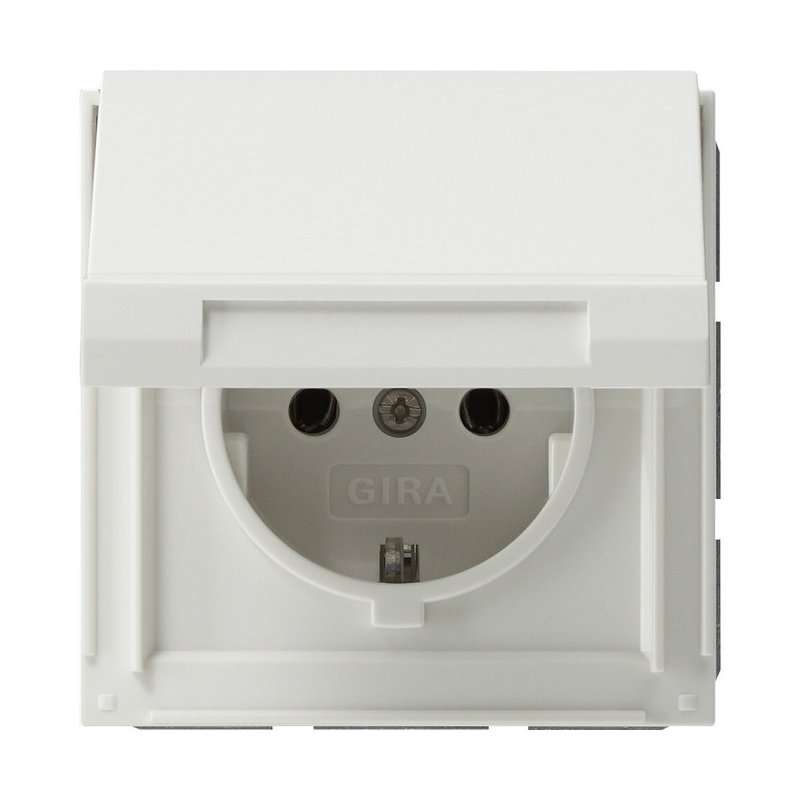 Priză schuko de exterior încastrată IP44 cu capac Gira 045466 seria TX44 16A 230V